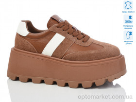 Купить Кросівки жіночі WDP1667-5 Egga коричневий