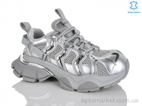 Купить Кросівки жіночі WDP1939-100 Egga срібний