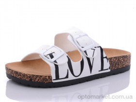 Купить Шлепки женские X1-1 white Hongquan белый
