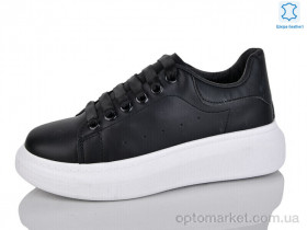 Купить Кросівки жіночі XF01-AA607-4 шкіра Xifa чорний