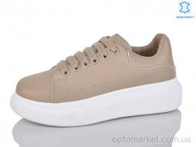 Купить Кросівки жіночі XF01-AA607-5 шкіра Xifa коричневий