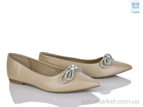 Купить Балетки жіночі Y1-5 L&M коричневий