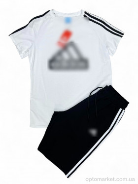 Купить Спортивний костюм чоловічі Y2-4 white-black A.idas білий