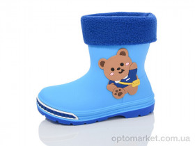 Купить Гумове взуття дитячі Y303 M&L  Alex13 блакитний
