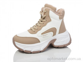 Купить Кросівки жіночі YB062-2 Ok Shoes бежевий