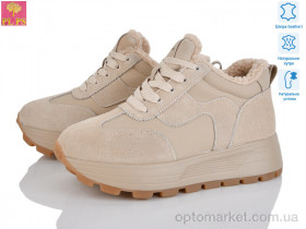 Купить Кросівки жіночі YJ686-4 PLPS бежевий