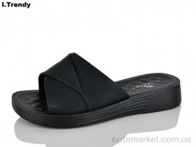 Купить Шльопанці жіночі YZ107-1 Trendy чорний
