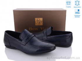Купить Туфлі чоловічі Z7033 Boss Victor чорний
