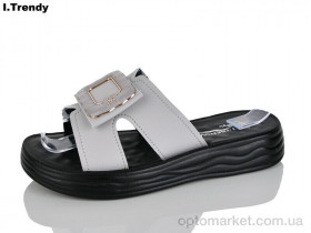 Купить Шльопанці жіночі ZK709-10 Trendy сірий