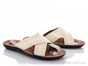 Шльопанці чоловічі 0-7110 Splendor білий  оптом от Optomarket