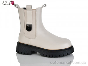 Черевики жіночі 001-2  beige Aba бежевий  оптом от Optomarket