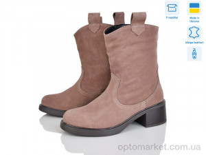 Черевики жіночі 001-2 кор.з. G-Aira коричневий  оптом от Optomarket