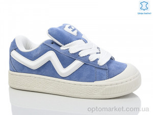 Кеди жіночі 001-2 Gzoz синій  оптом от Optomarket