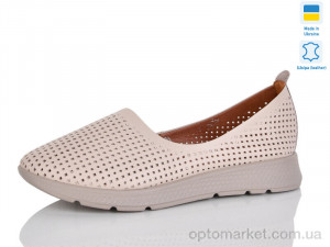 Балетки жіночі 001-41 Amir коричневий оптом от Optomarket