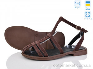 Босоніжки жіночі 003-1 коричневий з. Под заказ G-Aira коричневий  оптом от Optomarket