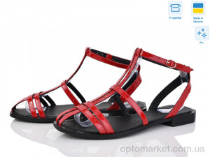 Босоніжки жіночі 003-2 червоний лак под заказ G-Aira червоний  оптом от Optomarket