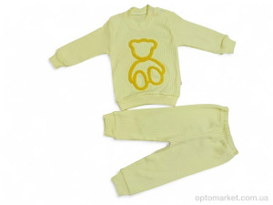 Комплекти дитячі дитячі 005 жовтий батнік-штани Fatitto Kids жовтий  оптом от Optomarket