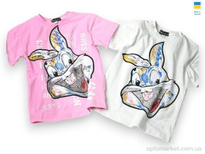 Футболка дитячі 007-1 рожевий (92р) Fashion Classic Luxury Style рожевий  оптом от Optomarket