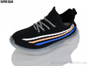 Кросівки дитячі 0081B-1 black Super Gear чорний оптом от Optomarket