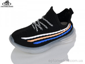 Кросівки дитячі 0081B-1 black Jibukang чорний  оптом от Optomarket