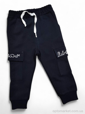 Спортивні штаны дитячі 009 т.синій Melvin Kids синій  оптом от Optomarket
