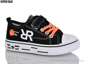 Кеди дитячі 01-735 orange Super Gear чорний  оптом от Optomarket