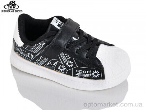 Кросівки дитячі 01-921C black Jibukang чорний  оптом от Optomarket