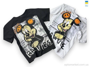 Футболка дитячі 011-1 білий (104р) Fashion Classic Luxury Style білий  оптом от Optomarket