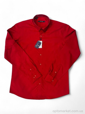 Сорочка чоловічі 011-2 red Verton червоний  оптом от Optomarket