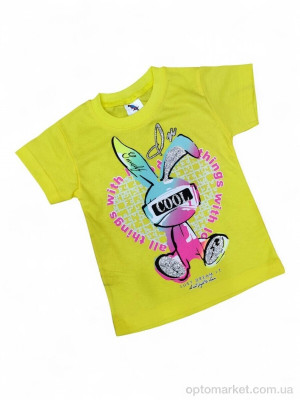 Футболка дитячі 0117-2 жовтий Basak Kids жовтий  оптом от Optomarket