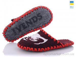 Капці дитячі 012 бордо Vends бордовий  оптом от Optomarket