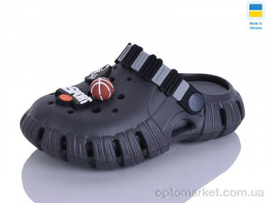 Крокси дитячі 012 графіт-т.сірий Gipanis сірий оптом от Optomarket