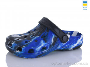 Крокси дитячі 017 св.білий папуга Cross чорний оптом от Optomarket