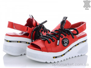 Босоножки женские 018-0205-09 красный Guero красный  оптом от Optomarket