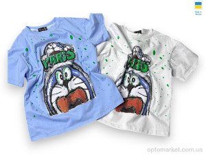 Футболка дитячі 019-1 білий (116р) Fashion Classic Luxury Style білий  оптом от Optomarket