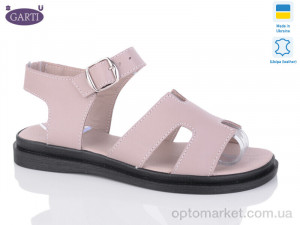 Босоніжки жіночі 0194 беж шкіра Garti бежевий  оптом от Optomarket