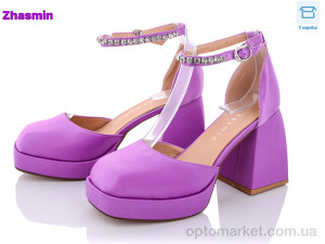 Туфлі жіночі 02-2-8-2087-55 Zhasmin фіолетовий  оптом от Optomarket