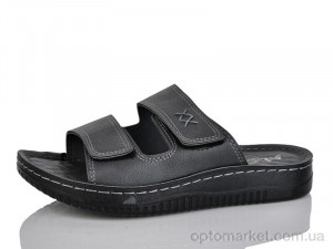 Шльопанці чоловічі 020-2 ALC сірий  оптом от Optomarket
