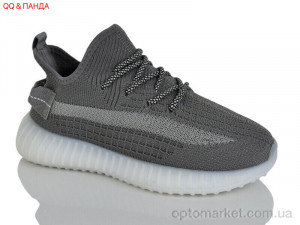 Кросівки жіночі 021-1 QQ&Панда сірий оптом от Optomarket
