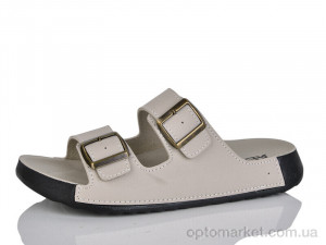 Шльопанці чоловічі 021-2 ALC бежевий  оптом от Optomarket