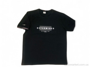 Футболка чоловічі 0213 чорний Mabi чорний  оптом от Optomarket