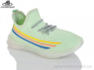 Кросівки дитячі 03-81A green Jibukang зелений  оптом от Optomarket