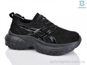 Кросівки жіночі 035-2 Yimeili чорний  оптом от Optomarket