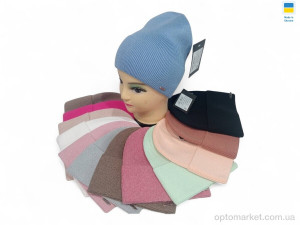 Шапка жіночі 0393 mix Mabi мікс  оптом от Optomarket