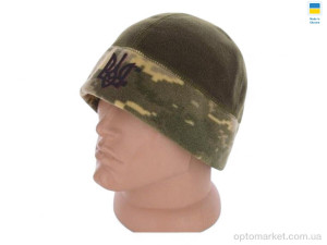 Шапка чоловічі 0400 піксель Mabi хакі  оптом от Optomarket