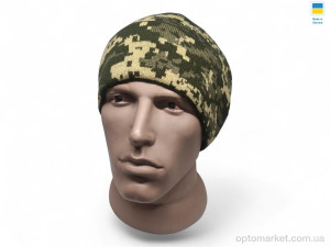 Шапка чоловічі 0419 піксель Mabi хакі  оптом от Optomarket