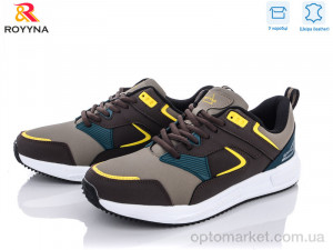 Кросівки чоловічі 047 TВ Royyna коричневий  оптом от Optomarket