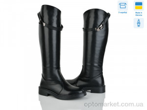 Чоботи жіночі 05006-2ДБ Ailinda чорний  оптом от Optomarket