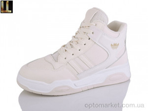 Кросівки унісекс 069 beige Lilin бежевий  оптом от Optomarket