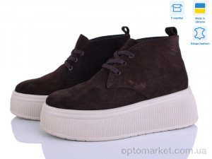 Черевики жіночі 07001-272 кор.з. IT Style коричневий  оптом от Optomarket